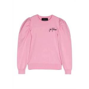 NEW JOHN RICHMOND girl's junior embroidered logo sweatshirt in pink